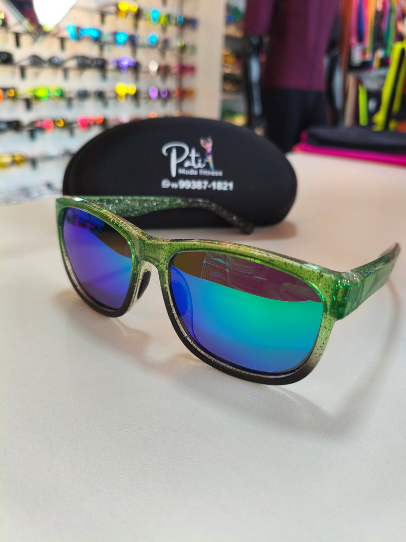 ÓCULOS POLARIZADO UNISSEX Verde espelhado