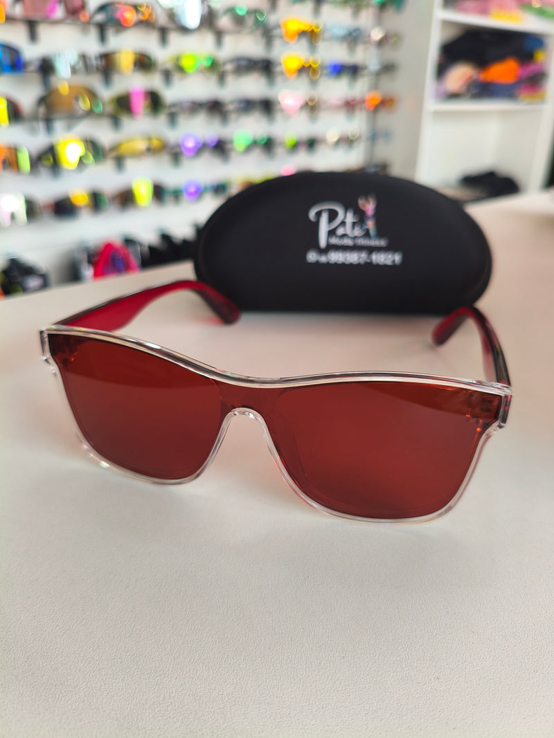 ÓCULOS PATIMODAFITNESS RUNNING Vinho