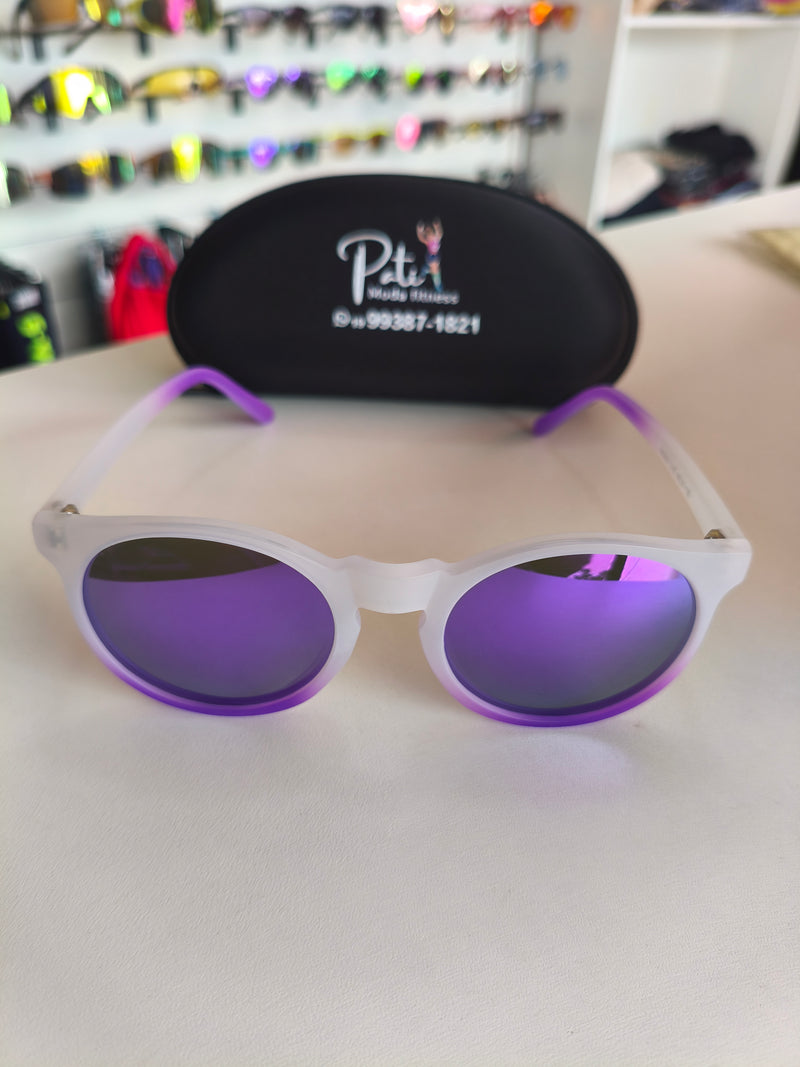 ÓCULOS PATIMODAFITNESS REDONDO roxo