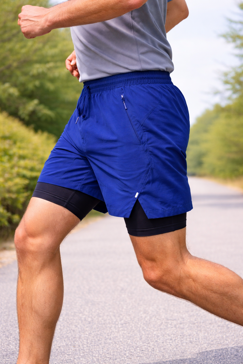 SHORTS DUPLO MASCULINO Azul Marinho