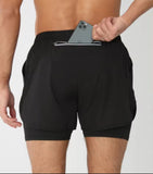 SHORTS DUPLO UNISEX PRETO