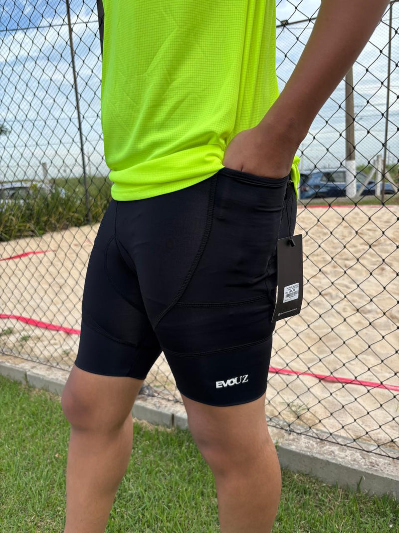 BERMUDA MASCULINA DE COMPRESSÃO Evouz