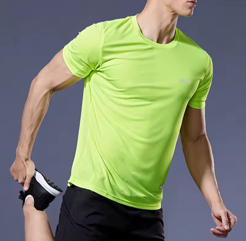 CAMISETA DRY FIT MASCULINA Verde neon