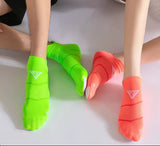 KIT 3 PARES DE MEIAS POLIAMIDA Soquete Roxa, Laranja e Neon