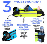 POCHETE IMPERMEÁVEL COM SUPORTE DE GARRAFINHA Verde Neon