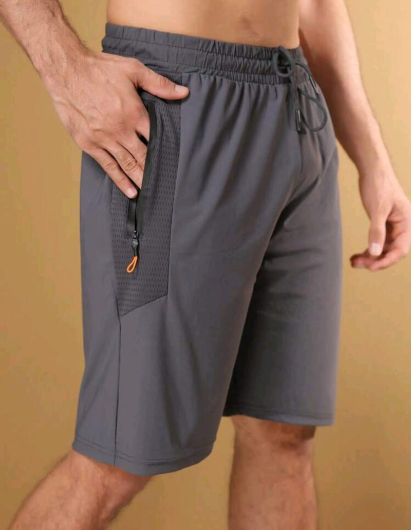 BERMUDA MASCULINA DE POLIAMIDA ultra light cinza