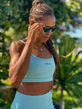 CONJUNTO TOP E BERMUDA ESSENTIAL RUN Azzure